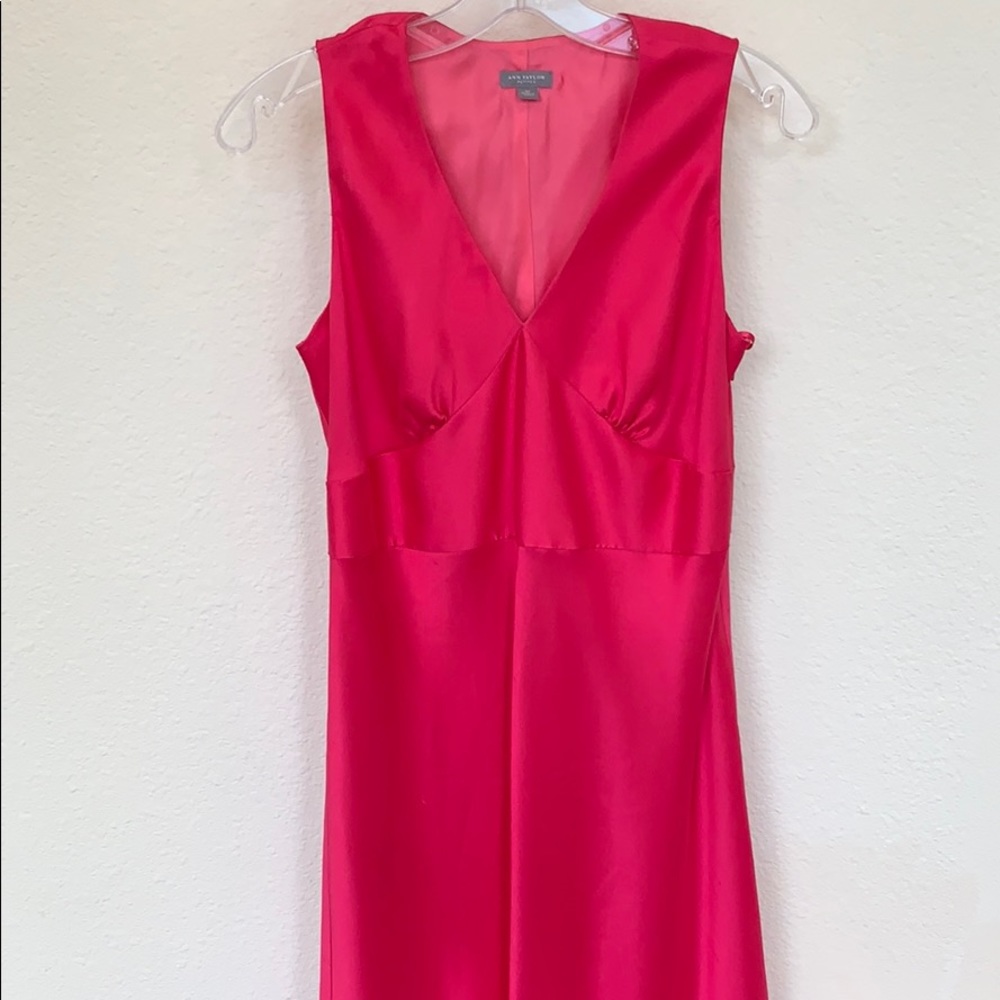 Dupioni silk midi dress from Ann Taylor